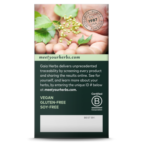 Gaia Herbs Milk Thistle Seed Liqui Phyto-Caps Perspective: right