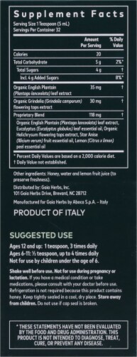 Gaia Herbs Bronchial Wellness Syrup Perspective: right