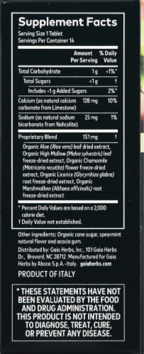 Gaia Herbs Reflux Relief Double Strength Formula Tablet Bottles Perspective: right