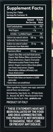 Gaia Herbs Reflux Relief Double Strength Formula Tablet Bottles Perspective: right