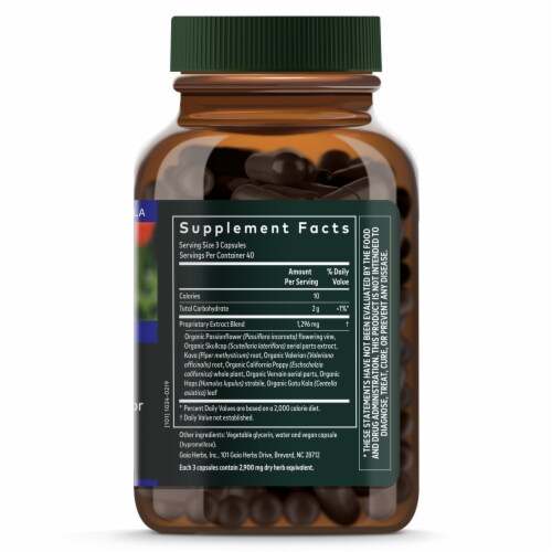 Gaia® Herbs RapidRelief™ Sound Sleep Vegan Liquid Phyto-Caps Perspective: right