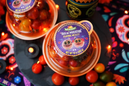 NatureSweet Dia De Muertos Seasonal Medley Tomatoes Perspective: right