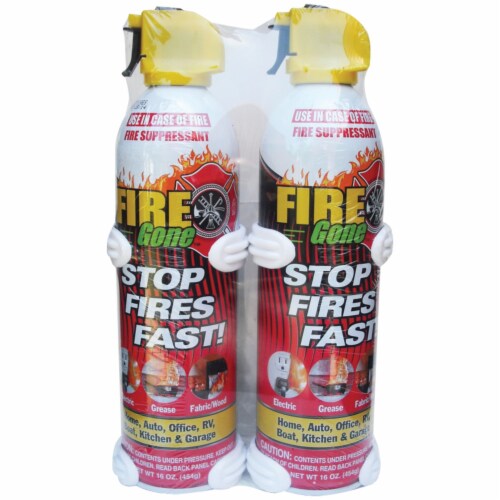 Petra Fire Gone 2-fg-7209 16oz Fire Gone Suppressant With Bracket 2 Pk AVW2FG7209 Perspective: right