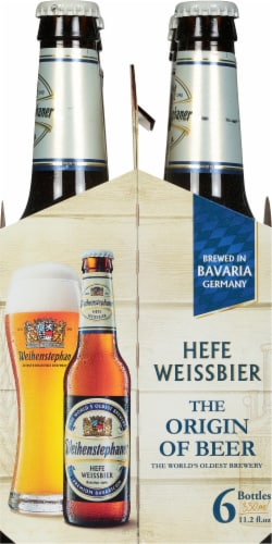 Weihenstephaner Hefe Weissbier Bavarian Style Beer Perspective: right