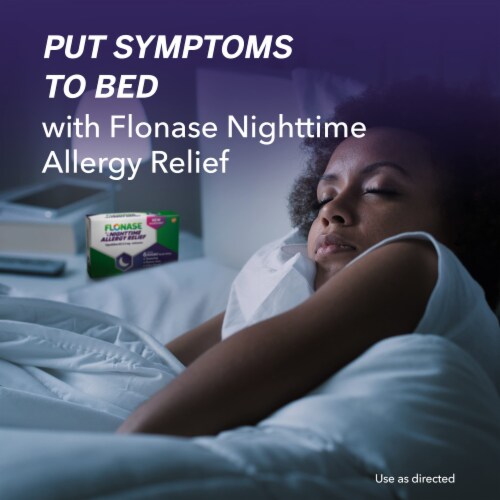 Flonase Night Time Triprolidine Allergy Relief Tablets (Pack of 12) Perspective: right