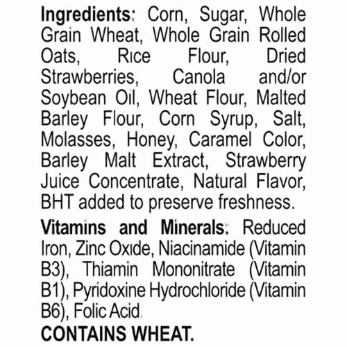 Honey Bunches of Oats Post of with Strawberries Breakfast Cereal (Pack of 8) Perspective: right