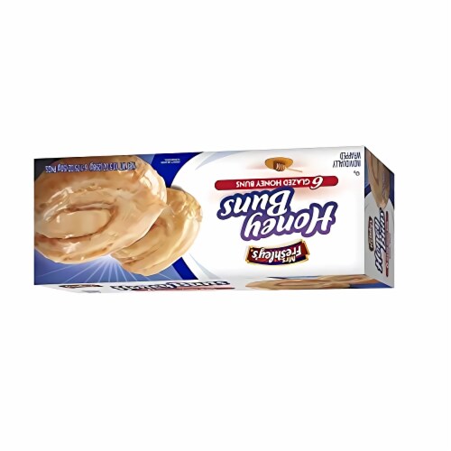 Mrs. Freshley's Glazed Honey Buns | 1.75 Oz | Pack of 18 Perspective: right