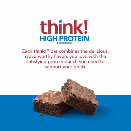 think! Brownie Crunch High Protein Bar Perspective: right