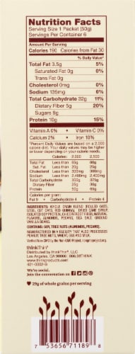 thinkThin Madagascar Vanilla Almonds & Pecans Protein & Fiber Hot Oatmeal 6 Count Perspective: right