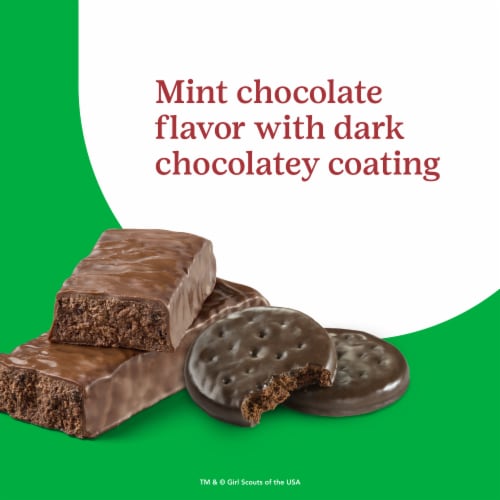 think! Girl Scouts Thin Mints High Protein Bar Perspective: right