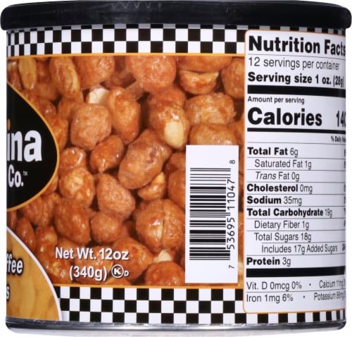 The Carolina Nut Company 12 oz Butter Toffee Peanuts Perspective: right