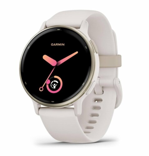 Garmin vivoactive 5 Smart Watch - Cream Gold Ivory Perspective: right