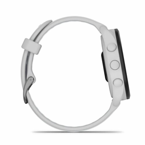 Garmin Forerunner 165 Smart Watch - Mist Gray/Whitestone Perspective: right