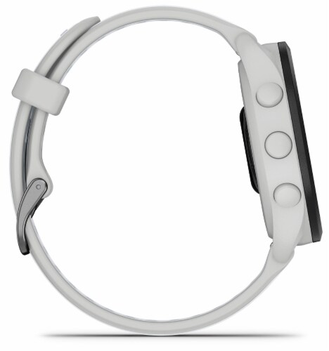 Garmin Forerunner 165 Music Smart Watch Mist - Gray/Whitestone Perspective: right