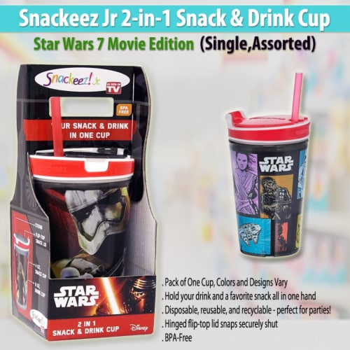 Snackeez Jr - 2-in-1 Snack & Drink Cup Star Wars 7 Movie Edition