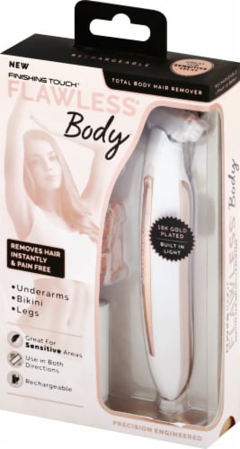 Finishing Touch Flawless Body Hair Remover - White/Gold, 1 ct - King ...
