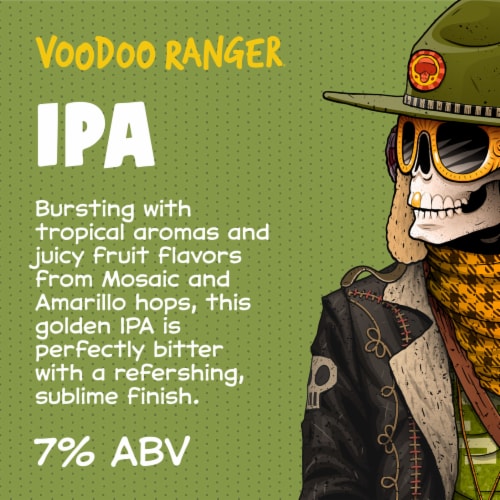 New Belgium Voodoo Ranger IPA Beer Perspective: right