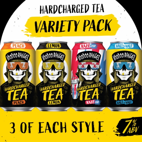 New Belgium Voodoo Ranger Hardcharged Tea Variety Pack I Hard Tea Perspective: right