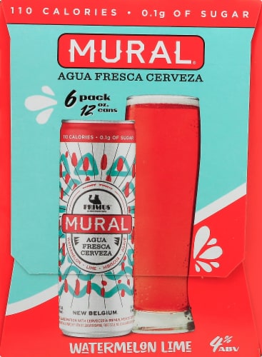 New Belgium Primus Mural Beer 6 Cans Perspective: right