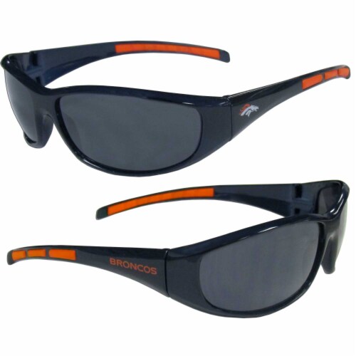 Denver Broncos Wrap Sunglass and Bag Set Perspective: right