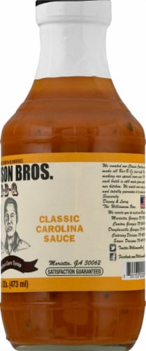 Williamson Brothers Classic Carolina BBQ Sauce Perspective: right