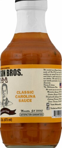 Williamson Brothers Classic Carolina BBQ Sauce Perspective: right