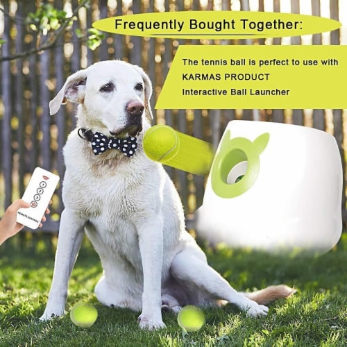 Dog Tennis Balls 20 Pack Pet Tennis Ball for Small Dogs Premium Fetch Toy Non-Toxic Perspective: right