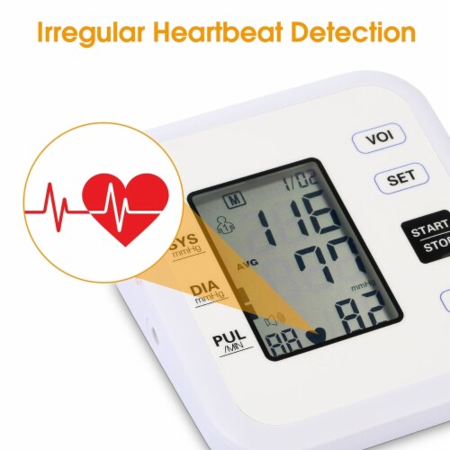 Arm Blood Pressure Monitor With Adjustable Cuff (8.7In12.6In