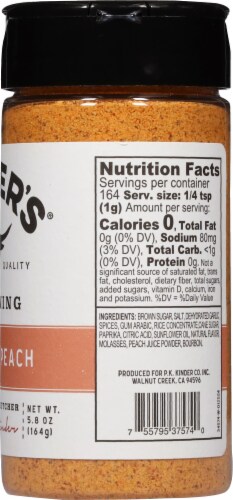 Kinder's® Bourbon Peach Seasoning Perspective: right