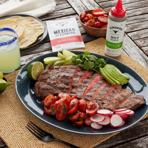 Kinder's® Green Taco Hot Sauce with Jalapeno & Lime Perspective: right