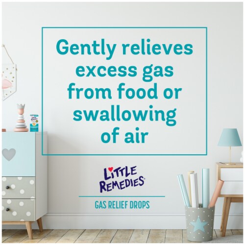 Little Remedies Berry Flavor Gas Relief Drops Perspective: right