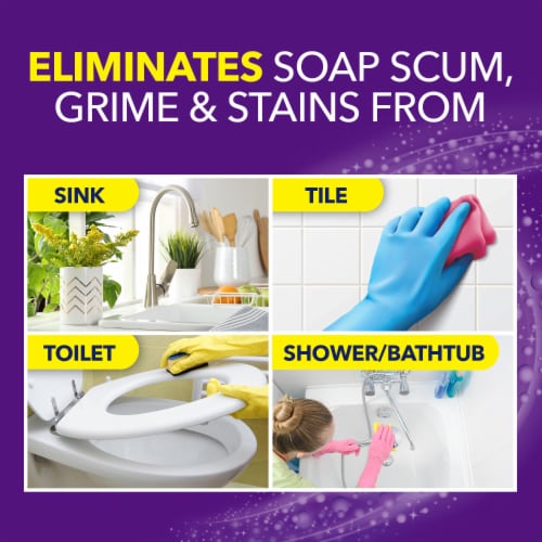 OxiClean Foam-Tastic Fresh Scent Foaming Bathroom Cleaner Perspective: right