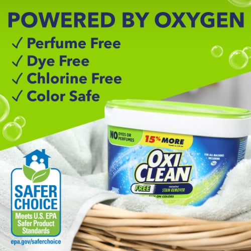 OxiClean Free Versatile Stain Remover Powder Perspective: right
