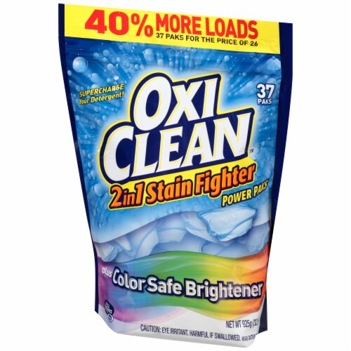 Oxi Clean 2 in 1 Stain Fighter Power Packs Stain Remover Perspective: right