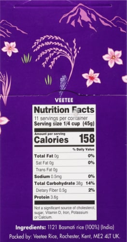 Veetee Basmati Rice Perspective: right