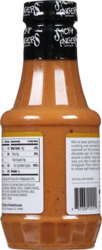 Sticky Fingers® Smokehouse Sweet & Tangy Carolina Gold BBQ Sauce Perspective: right