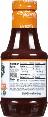 Sticky Fingers® Smokehouse Sweet Kentucky Bourbon BBQ Sauce Perspective: right