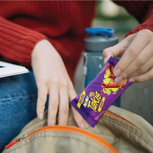 Takis Fuego Mini Hot Chili Pepper & Lime Rolled Tortilla Chips Perspective: right