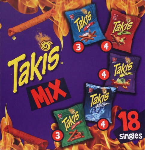 Takis Tortilla Chips Variety Pack Perspective: right