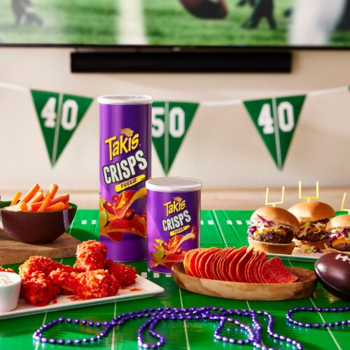 Takis Fuego Crisps Hot Chili Pepper & Lime Potato Crisps Perspective: right