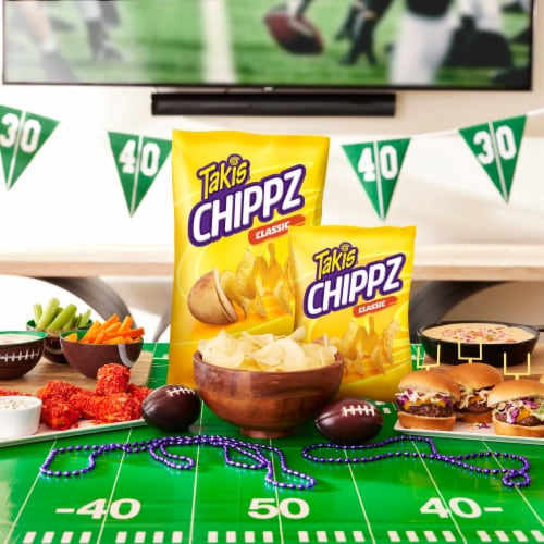Takis Classic Chippz Salt Thin-Cut Potato Chips Perspective: right