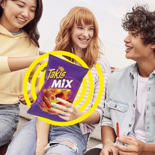 Takis Fuego Mix Hot Chili Pepper & Lime Snack Mix Perspective: right