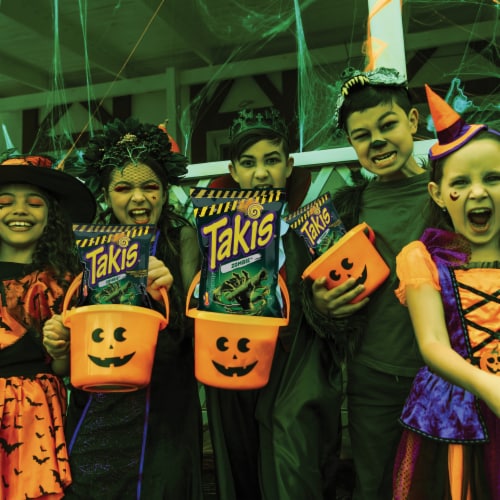 Takis Zombie Habanero & Cucumber Rolled Tortilla Chips Perspective: right