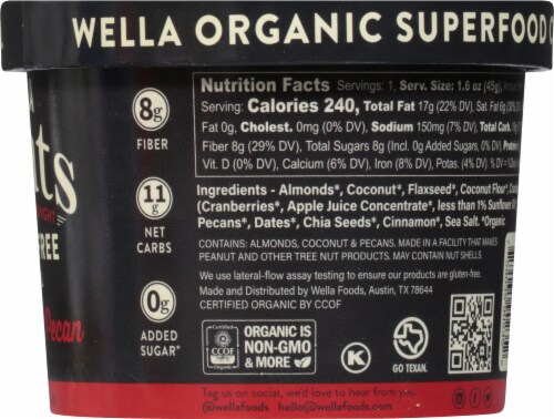 Wella N #39 oats Cranberry Pecan Grain Free Cereal 1 6 oz Kroger