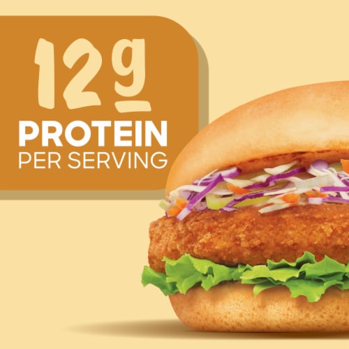 Boca Spicy Non-GMO Soy Vegan Chik'n Veggie Patties Perspective: right