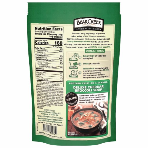 Bear Creek Country Kitchens Cheddar Broccoli Soup Mix Perspective: right