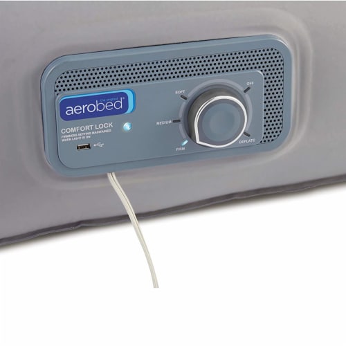 AeroBed Comfort Lock Laminated Air Mattress w Built In Pump Headboard Queen 1 Piece City Market
