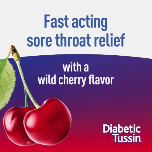 Diabetic Tussin Sugar Free Cherry Sore Throat Spray Perspective: right