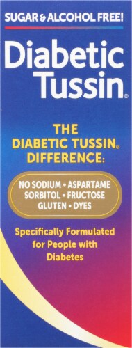 Diabetic Tussin Maximum Strength Cough Suppressant & Expectorant Liquid Perspective: right