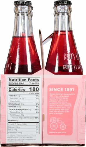 Boylan Bottling Co. Shirley Temple Soda Perspective: right